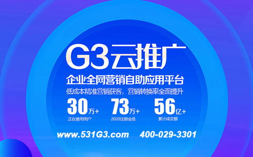 全网产品推广,企业找准西安531g3云全网营销推广