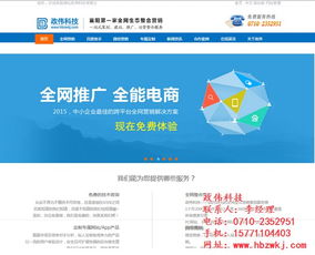 企业网站推广 政伟科技网站建设 在线咨询 枣阳企业网站